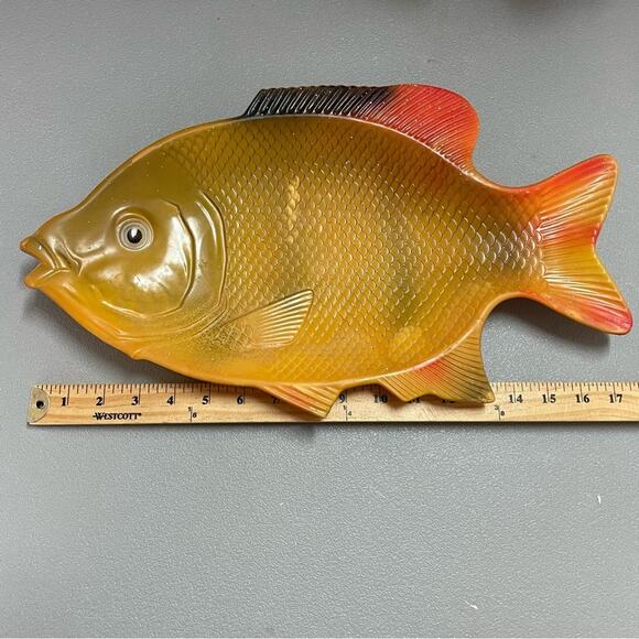 Hoover fish wall hanging tray plates vintage collectable set of 2 - Picture 15 of 16